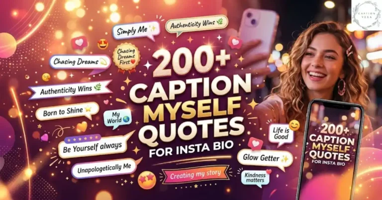 200+ Caption Myself Quotes for Insta Bio