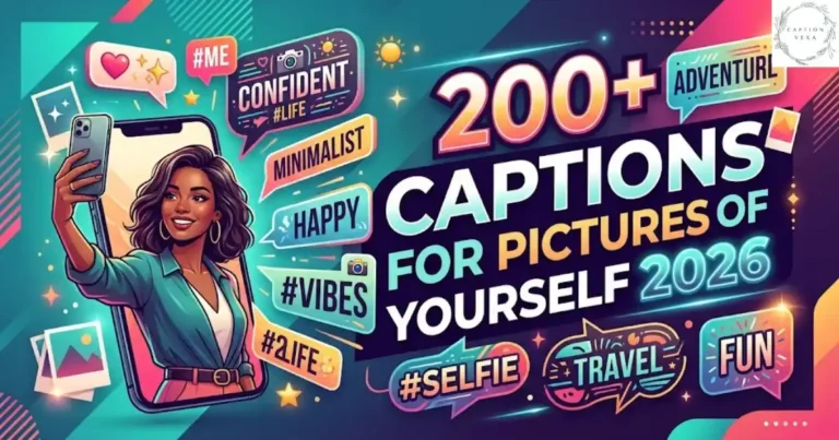 200+ Captions For Pictures Of Yourself 2026