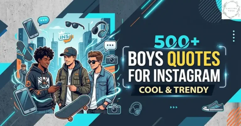500+ Boys Quotes for Instagram: Cool & Trendy