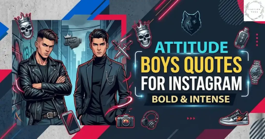 Attitude Boys Quotes for Instagram