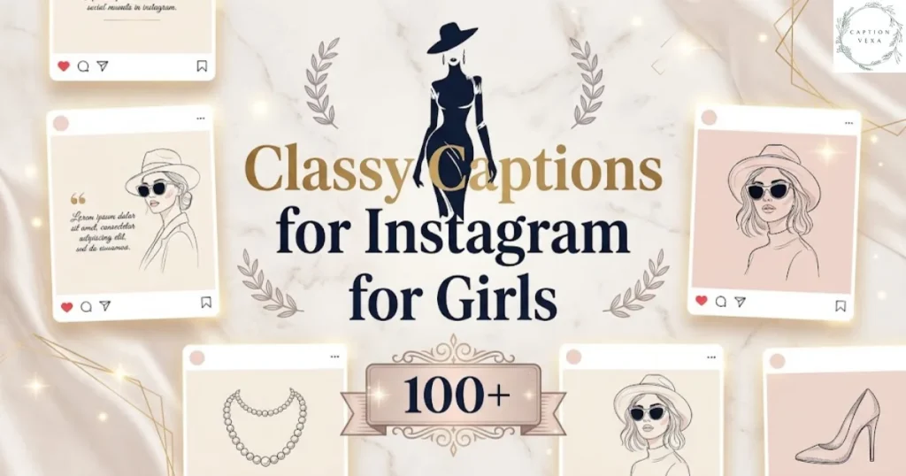 Classy Captions for Instagram for Girls