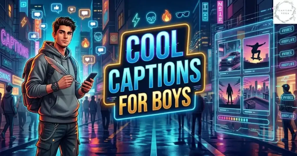 Cool Captions for Boys