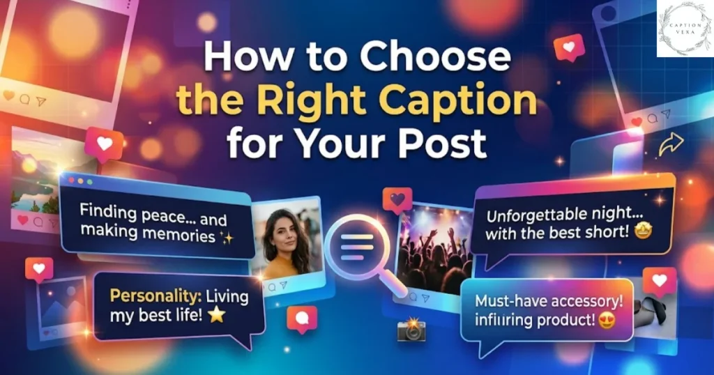 How to Choose the Right Caption for Your Post