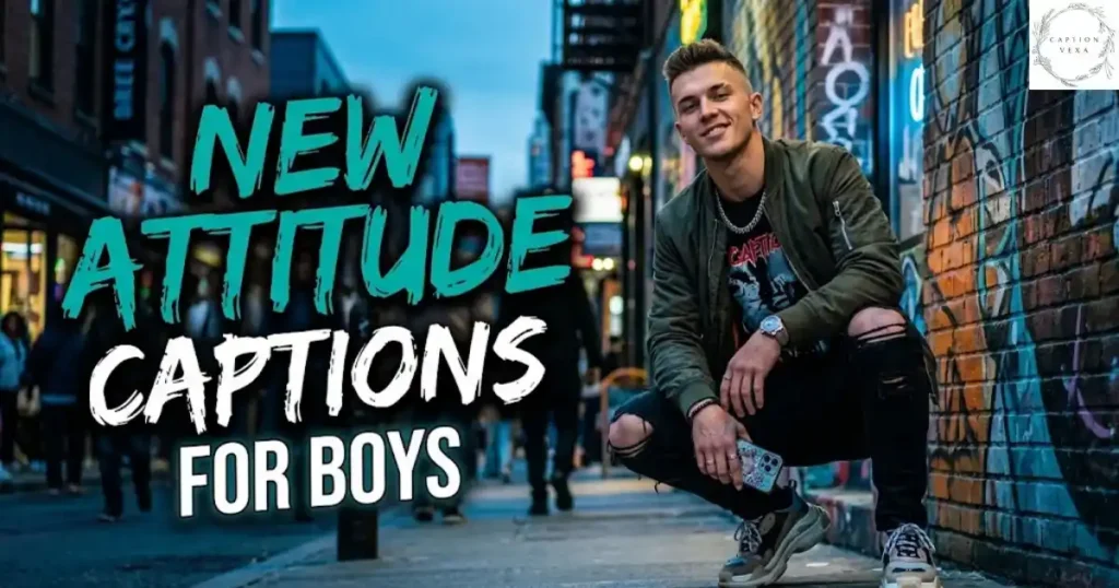 New Attitude Captions for Boys