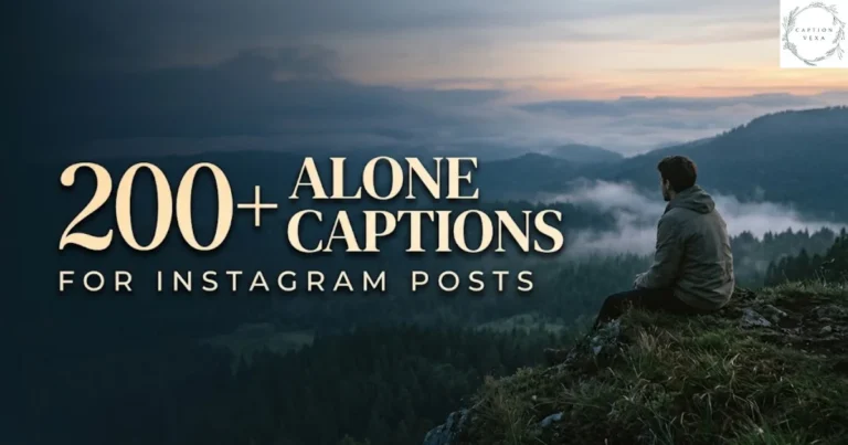 200+ Alone Captions for Instagram Posts