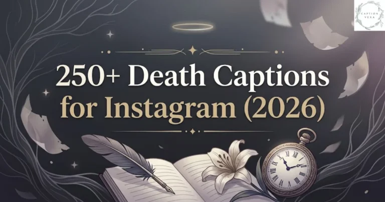 250+ Death Captions for Instagram (2026)