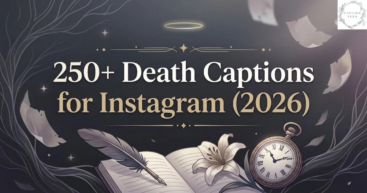 250+ Death Captions for Instagram (2026)