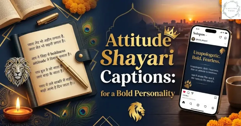 Attitude Shayari Captions for a Bold Personality