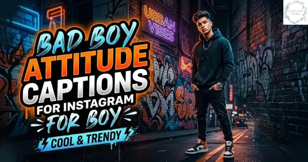 Bad Boy Attitude Captions For Instagram For Boy