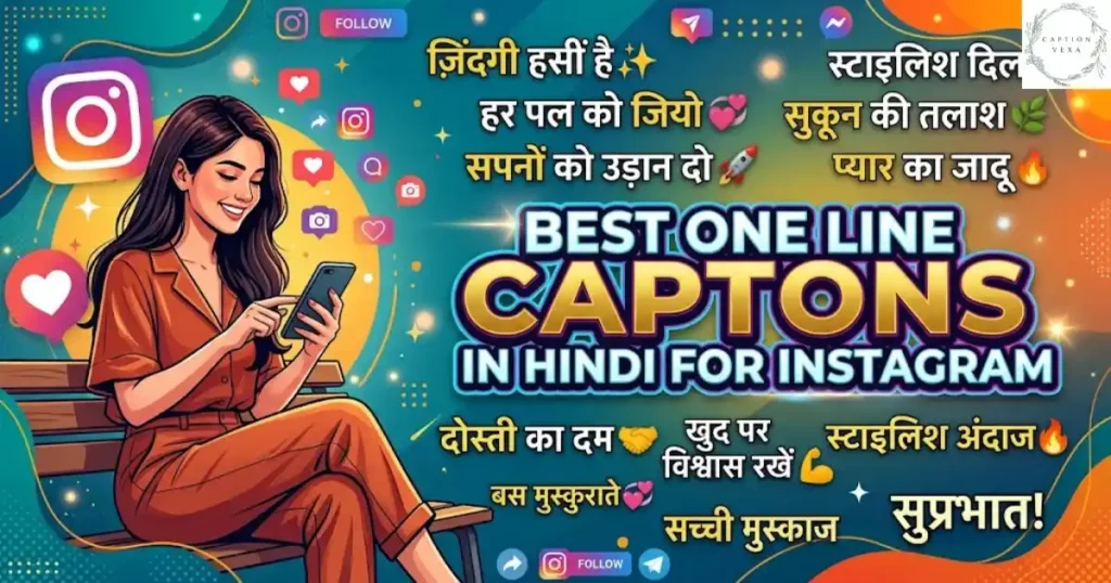 Best One Line Captions in Hindi for Instagram