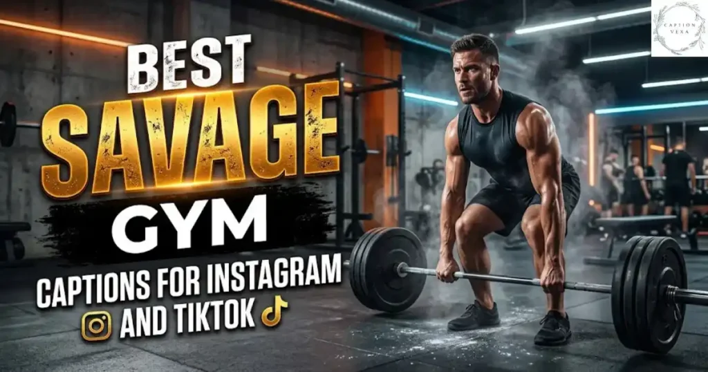 Best Savage Gym Captions for Instagram and TikTok