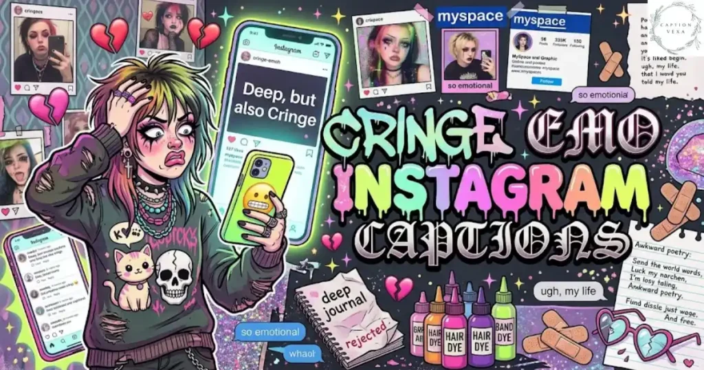 Cringe Emo Instagram Captions