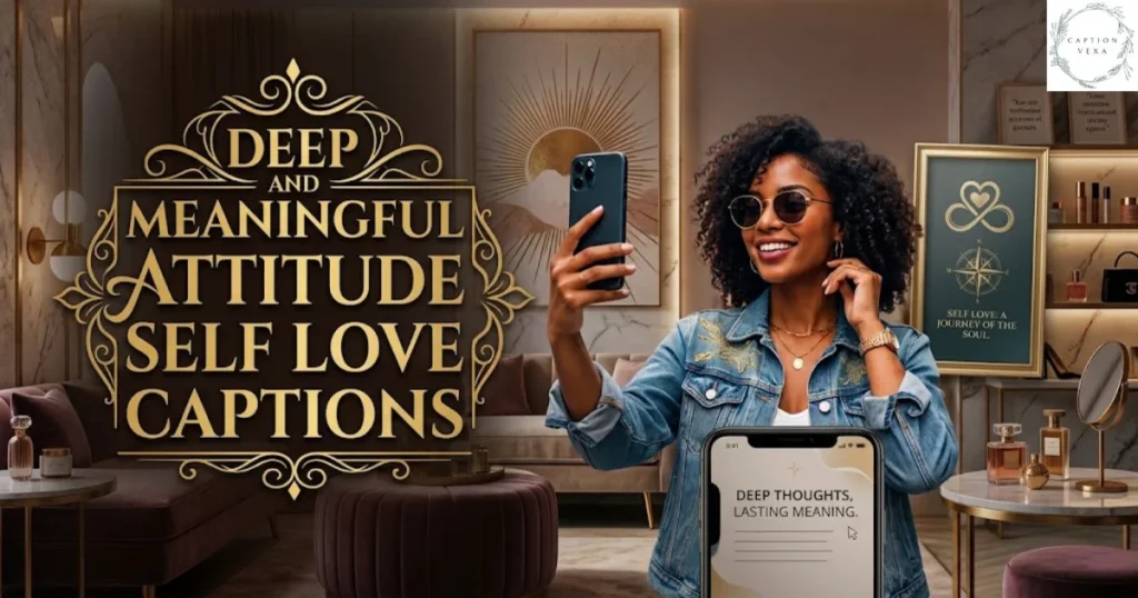 Deep and Meaningful Attitude Self Love Captions