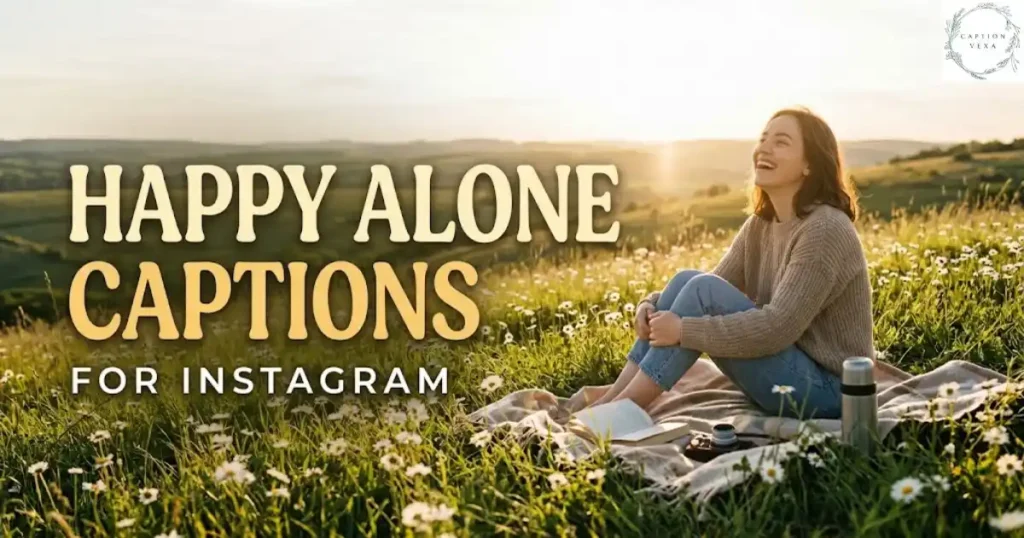 Happy Alone Captions for Instagram