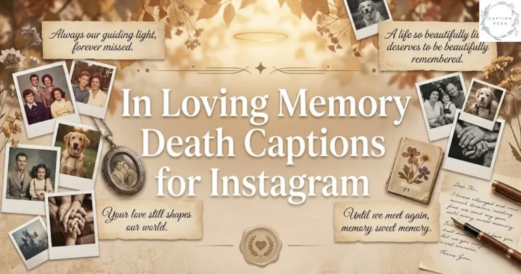 In Loving Memory Death Captions for Instagram