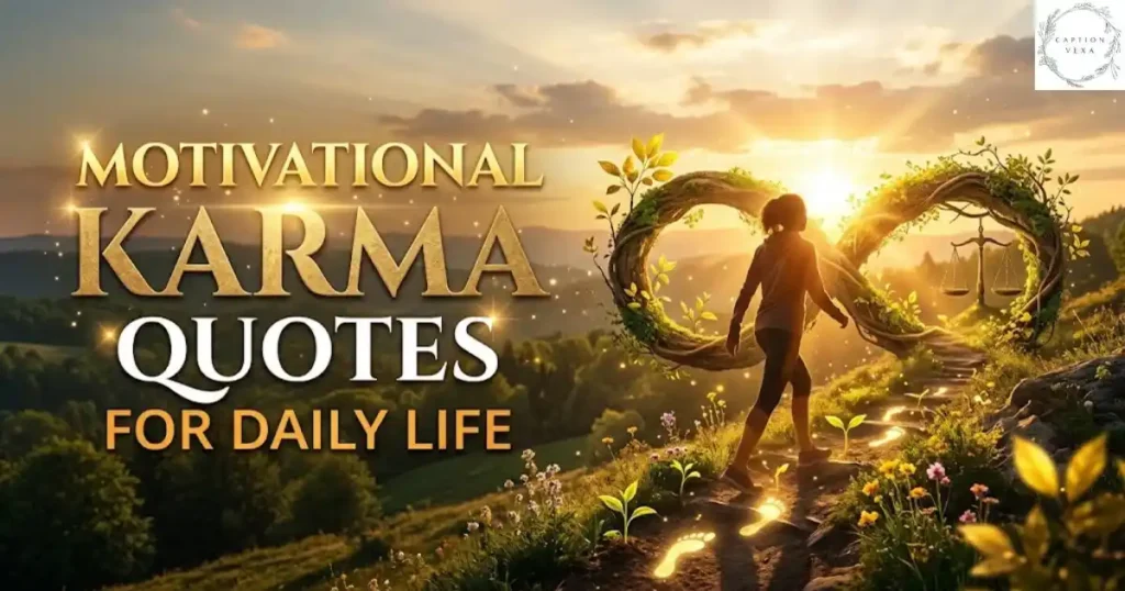 Motivational Karma Quotes for Daily Life