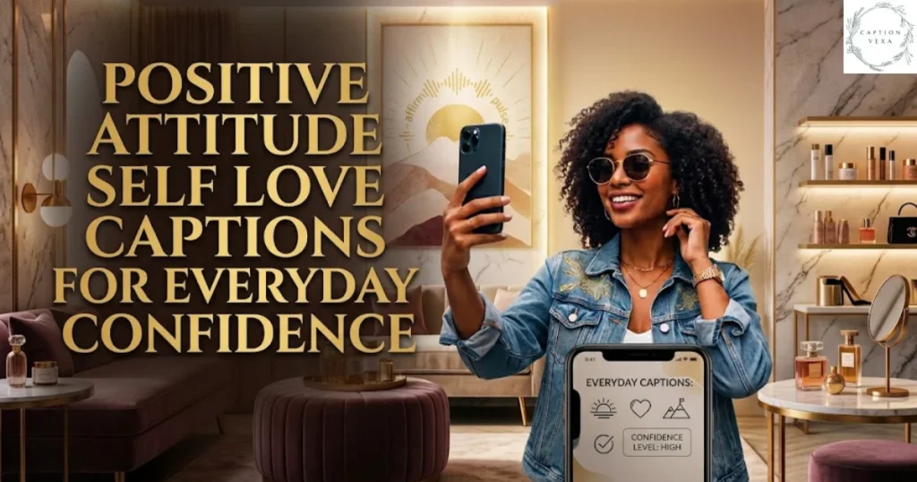 Positive Attitude Self Love Captions for Everyday Confidence