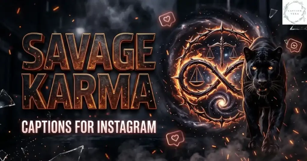 Savage Karma Captions for Instagram
