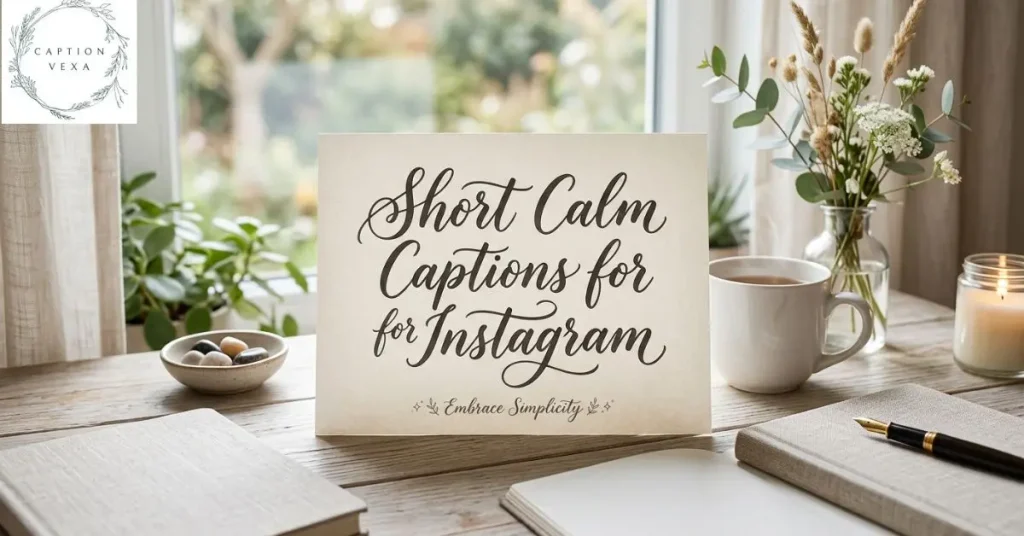 Short Calm Captions for Instagram