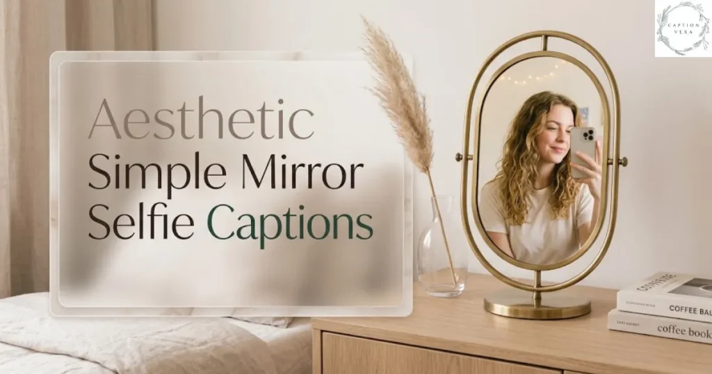 Aesthetic Simple Mirror Selfie Captions