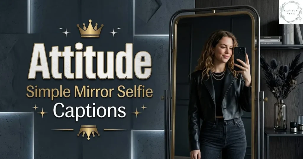Attitude Simple Mirror Selfie Captions