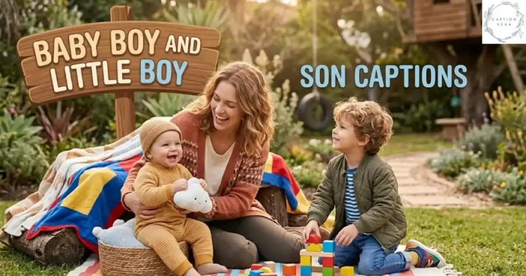 Baby Boy and Little Boy Son Captions
