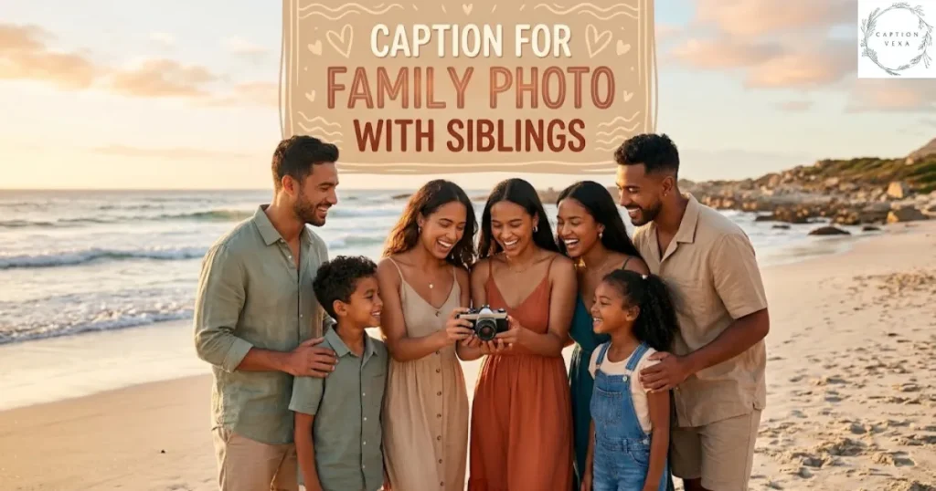 Caption for Family Photo With Siblings