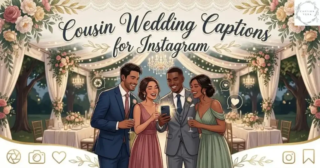 Cousin Wedding Captions for Instagram
