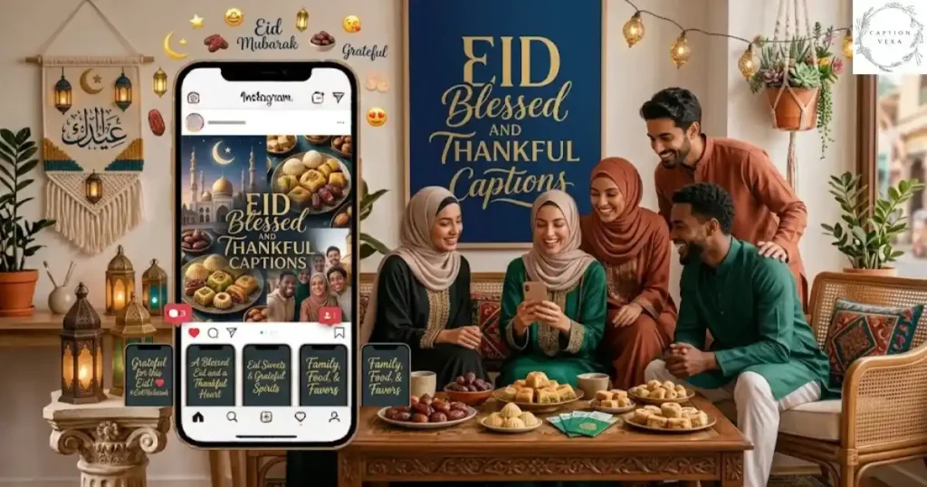 Eid Blessed and Thankful Captions