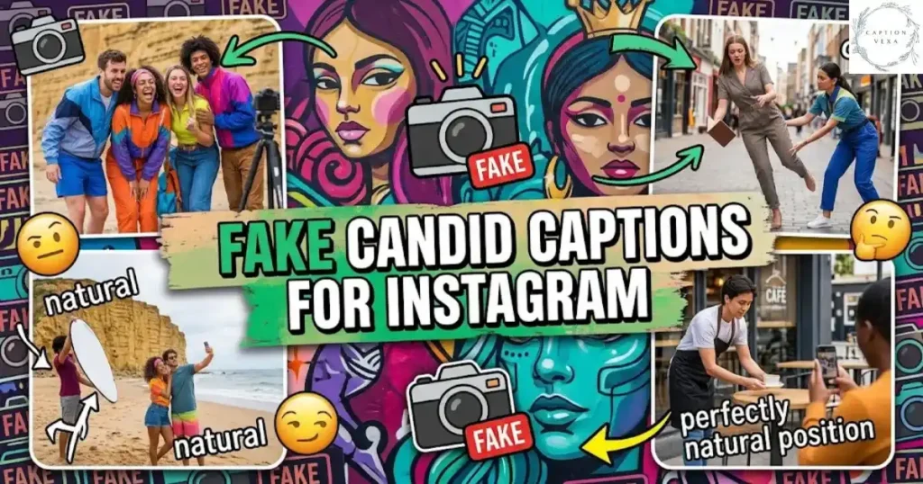 Fake Candid Captions for Instagram