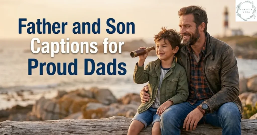 Father and Son Captions for Proud Dads