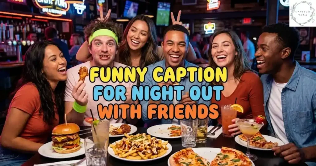 Funny Caption for Night Out with Friends