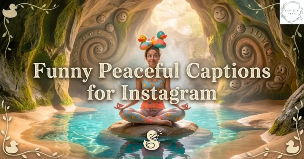 Funny Peaceful Captions for Instagram