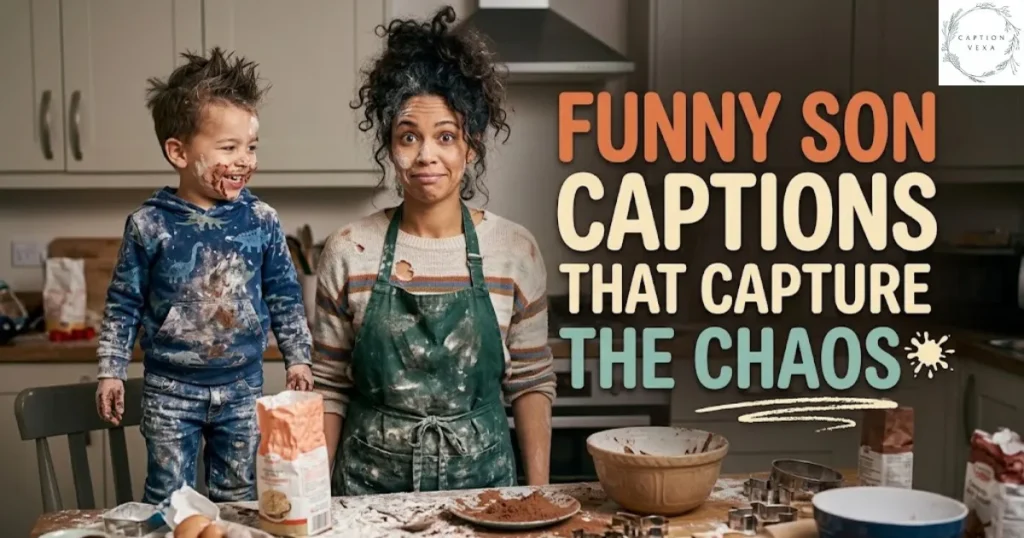 Funny Son Captions That Capture the Chaos