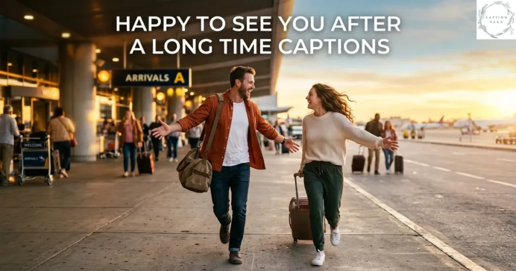 Happy to See You After a Long Time Captions
