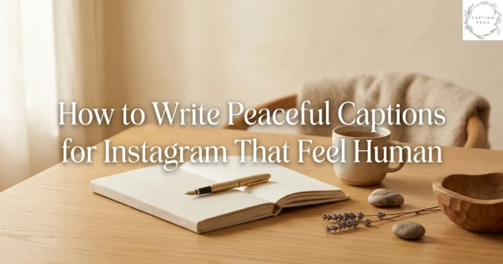 How to Write Peaceful Captions for Instagram That Feel Human