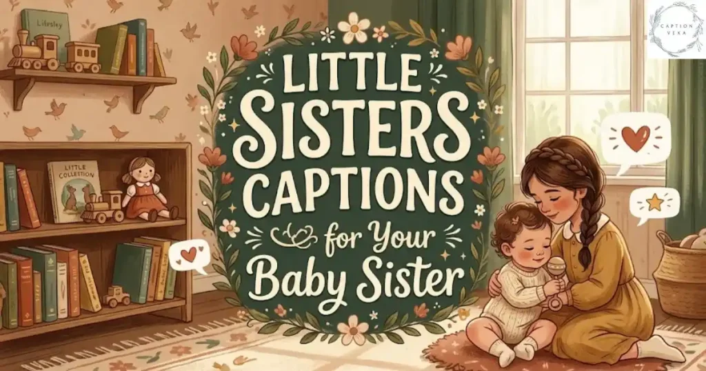Little Sisters Captions for Your Baby Sister