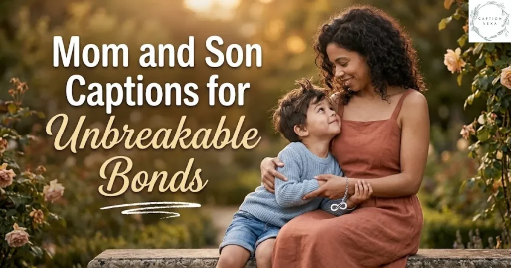 Mom and Son Captions for Unbreakable Bonds