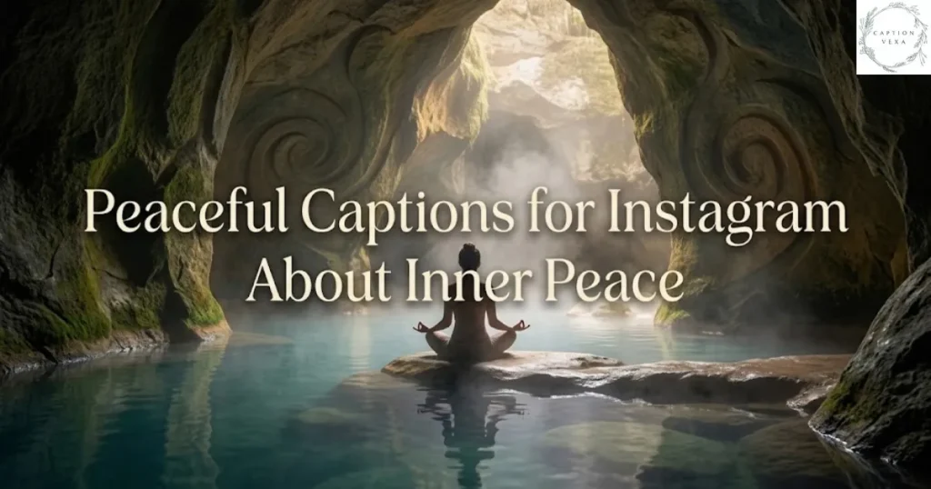 Peaceful Captions for Instagram About Inner Peace