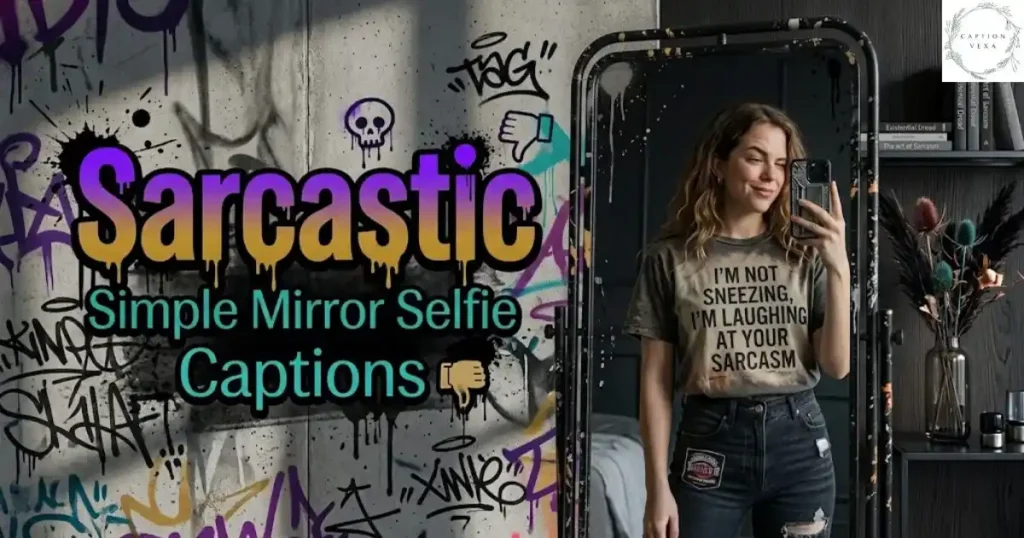 Sarcastic Simple Mirror Selfie Captions
