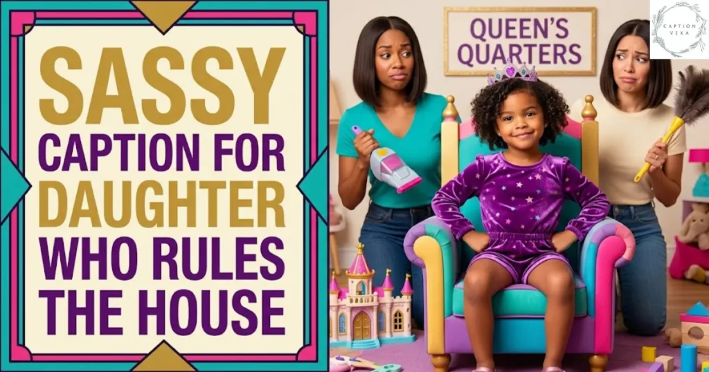 Sassy Caption for Daughter Who Rules the House