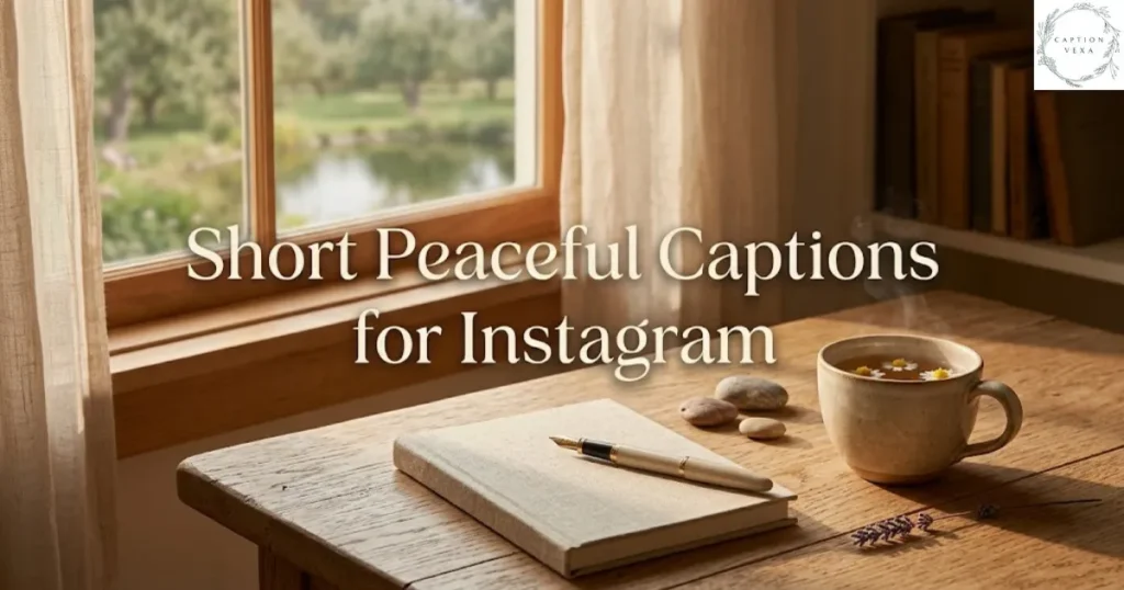 Short Peaceful Captions for Instagram