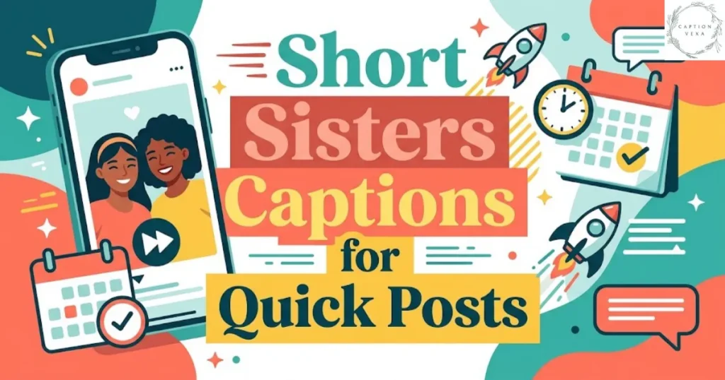 Short Sisters Captions for Quick Posts