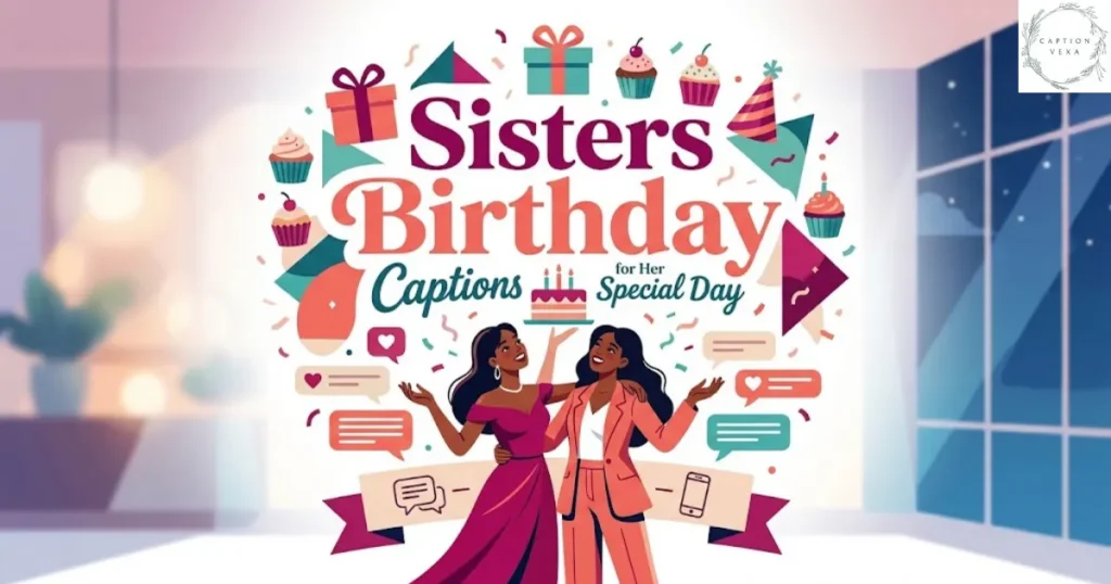 Sisters Birthday Captions for Her Special Day