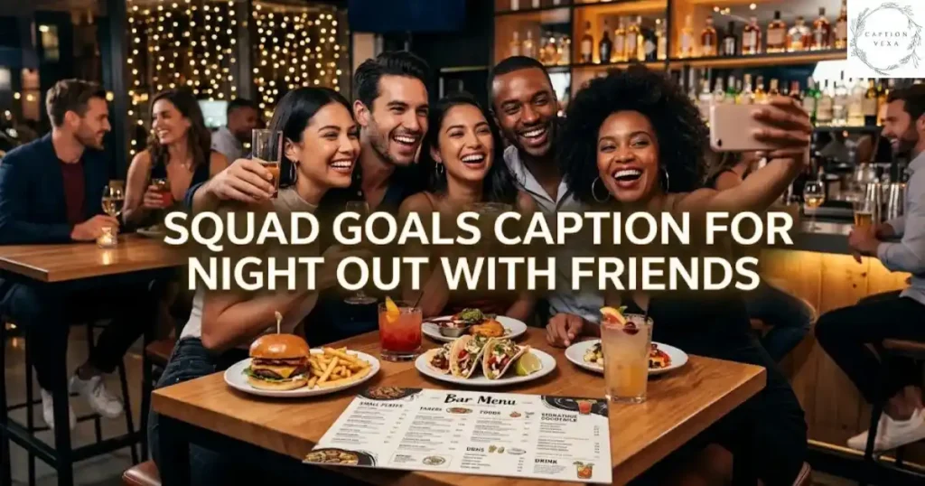 Squad Goals Caption for Night Out with Friends