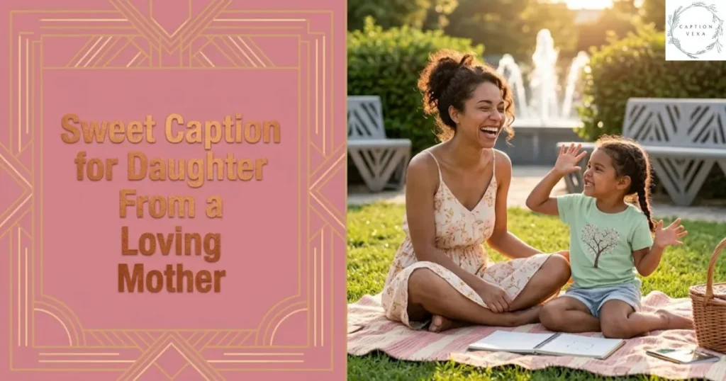 Sweet Caption for Daughter From a Loving Mother
