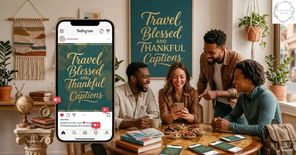 Travel Blessed and Thankful Captions